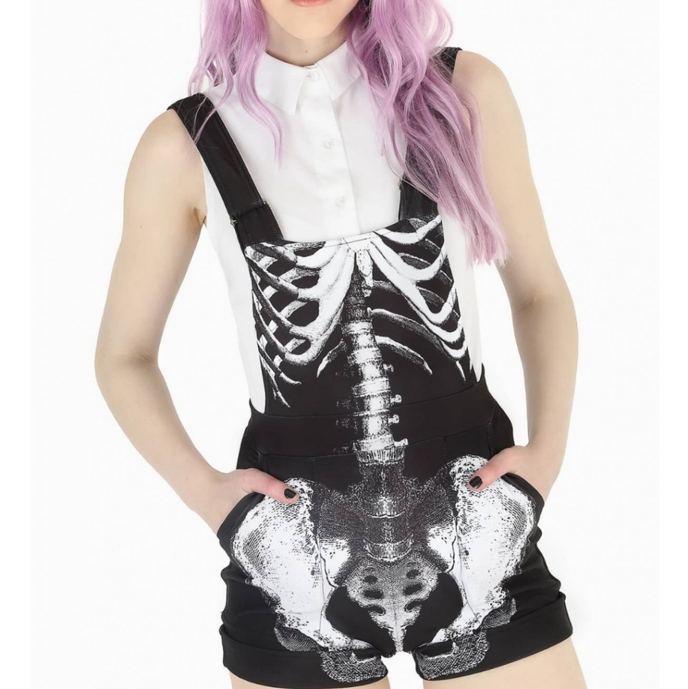 Blackmilk skeleton overalls